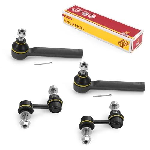 Metrix Premium 4PCS Outer Tie Rod End and Front Stabilizer Bar Link Kit ES3712, K750084 Fits Subaru Forester, Subaru Tribeca, Subaru WRX STI, Subaru WRX, Subaru Crosstrek, Subaru XV Crosstrek - Metrix Premium Chassis Parts