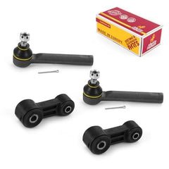 Metrix Premium 4PCS Outer Tie Rod End and Front Stabilizer Bar Link Kit ES3712, K80693 Fits Saab 9-2X, Subaru Forester, Subaru Outback, Subaru Legacy, Subaru Baja, Subaru Impreza - Metrix Premium Chassis Parts