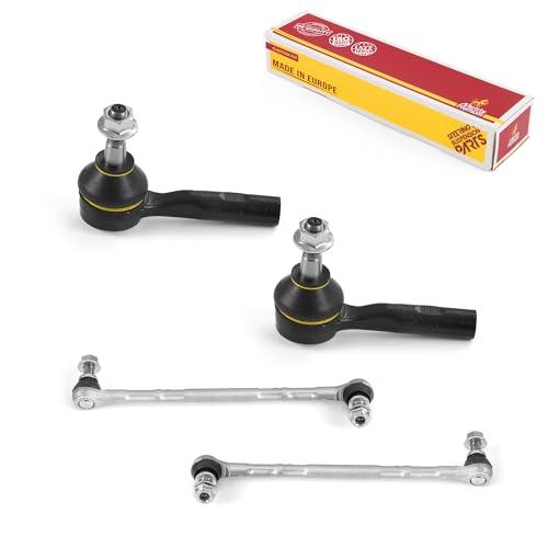 Metrix Premium 4PCS Outer Tie Rod End and Front Stabilizer Bar Link Kit ES800030, K750188, K750189 Fits Chevrolet Equinox, Pontiac Torrent, Saturn Vue - Metrix Premium Chassis Parts