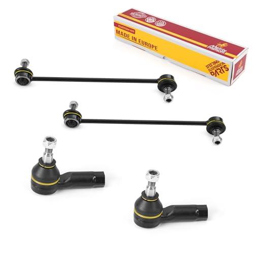 Metrix Premium 4PCS Outer Tie Rod End and Front Stabilizer Bar Link Kit ES800219, K80296 Fits Mitsubishi Endeavor, Mitsubishi Galant, Mitsubishi Eclipse - Metrix Premium Chassis Parts