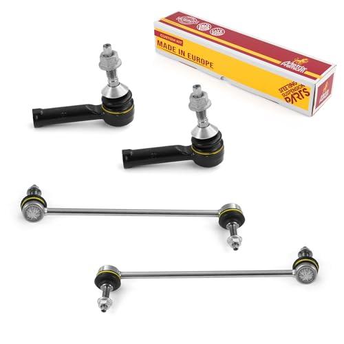 Metrix Premium 4PCS Outer Tie Rod End and Front Stabilizer Bar Link Kit ES800222, K750019, K750048 Fits Ford Freestyle, Ford Taurus X, Ford Five Hundred, Ford Taurus, Mercury Sable, Mercury Montego - Metrix Premium Chassis Parts