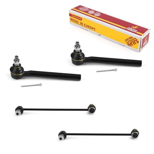 Metrix Premium 4PCS Outer Tie Rod End and Front Stabilizer Bar Link Kit ES800224, K750304 Fits Honda Odyssey - Metrix Premium Chassis Parts