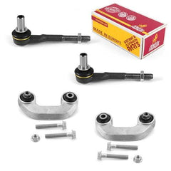 Metrix Premium 4PCS Outer Tie Rod End and Front Stabilizer Bar Link Kit ES800269, K80842, K80843 Fits Audi S4, Audi A4, Audi A4 Quattro, Audi RS4 - Metrix Premium Chassis Parts