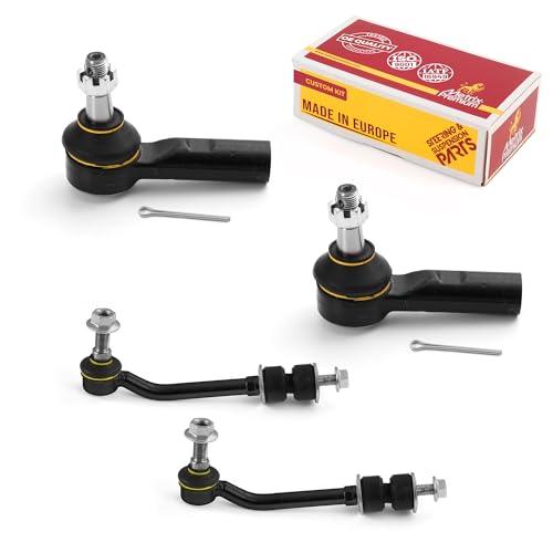 Metrix Premium 4PCS Outer Tie Rod End and Front Stabilizer Bar Link Kit ES800367, K750026 Fits Dodge Durango - Metrix Premium Chassis Parts