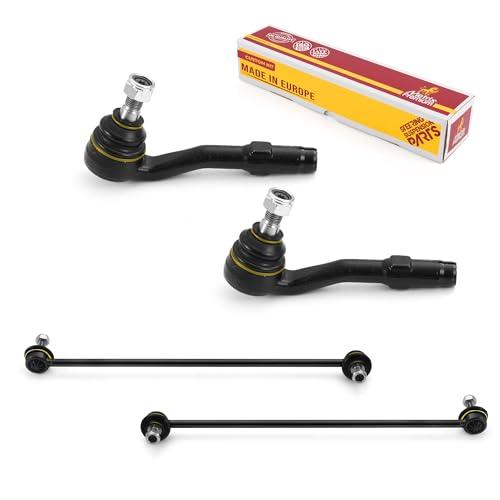 Metrix Premium 4PCS Outer Tie Rod End and Front Stabilizer Bar Link Kit ES800397, K750213, K750214 Fits BMW 525xi, BMW 535i xDrive, BMW 535xi, BMW 528i xDrive, BMW 530xi, BMW 528xi - Metrix Premium Chassis Parts