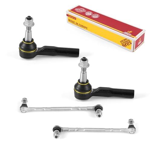 Metrix Premium 4PCS Outer Tie Rod End and Front Stabilizer Bar Link Kit ES800640, K750188, K750189 Fits Chevrolet Equinox, GMC Terrain - Metrix Premium Chassis Parts