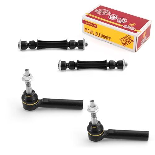 Metrix Premium 4PCS Outer Tie Rod End and Front Stabilizer Bar Link Kit ES800948, K700432, K700538 Fits Cadillac Escalade ESV, Cadillac Escalade, Chevrolet Tahoe, GMC Sierra 1500 Limited, GMC Yukon XL - Metrix Premium Chassis Parts