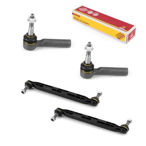 Metrix Premium 4PCS Outer Tie Rod End and Front Stabilizer Bar Link Kit ES800949, K750519 Fits Buick Verano, Buick LaCrosse, Buick Regal, Chevrolet Volt, Chevrolet Orlando, Chevrolet Cruze - Metrix Premium Chassis Parts