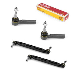 Metrix Premium 4PCS Outer Tie Rod End and Front Stabilizer Bar Link Kit ES800949, K750519 Fits Buick Verano, Buick LaCrosse, Buick Regal, Chevrolet Volt, Chevrolet Orlando, Chevrolet Cruze - Metrix Premium Chassis Parts