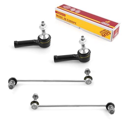 Metrix Premium 4PCS Outer Tie Rod End and Front Stabilizer Bar Link Kit ES800952, K750617, K750616 Fits Ford Police Interceptor Utility, Ford Explorer - Metrix Premium Chassis Parts