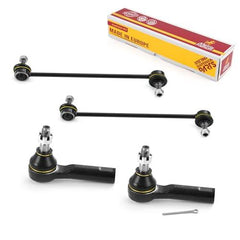 Metrix Premium 4PCS Outer Tie Rod End and Front Stabilizer Bar Link Kit ES801390, K80296 Fits Mazda CX-5 - Metrix Premium Chassis Parts