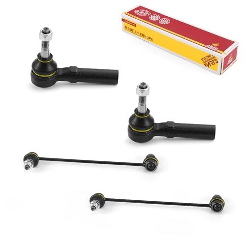 Metrix Premium 4PCS Outer Tie Rod End and Front Stabilizer Bar Link Kit ES80479, K80252 Fits Chevrolet Cobalt, Chevrolet HHR, Pontiac G5, Pontiac Pursuit, Saturn Ion - Metrix Premium Chassis Parts