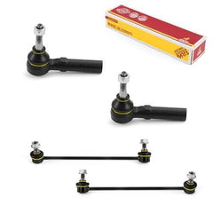 Metrix Premium 4PCS Outer Tie Rod End and Front Stabilizer Bar Link Kit ES80479, K80461, K80460 Fits Chevrolet Equinox, Pontiac Torrent, Saturn Vue - Metrix Premium Chassis Parts