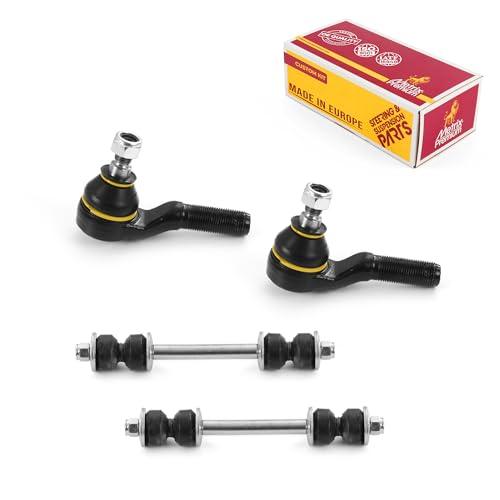 Metrix Premium 4PCS Outer Tie Rod End and Front Stabilizer Bar Link Kit ES80589, K5254 Fits Nissan Frontier - Metrix Premium Chassis Parts