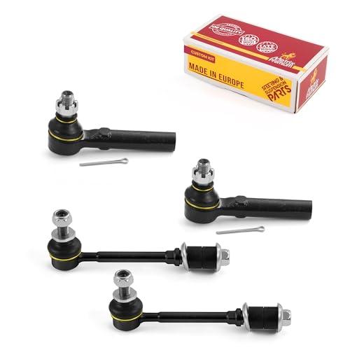 Metrix Premium 4PCS Outer Tie Rod End and Front Stabilizer Bar Link Kit ES80895, K90681 Fits Toyota Tacoma - Metrix Premium Chassis Parts