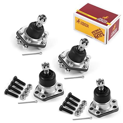 Metrix Premium 4PCS Upper Lower Ball Joint Kit Fits K5335, K5320 95-05 Chevrolet Blazer 4WD, 95-01 Blazer AWD, 84-94 S10 Blazer 4WD, 04 S10, 84-03 S10 4WD, 93 GMC Typhoon, 04 Sonoma, 91-03 Sonoma 4WD - Metrix Premium Chassis Parts