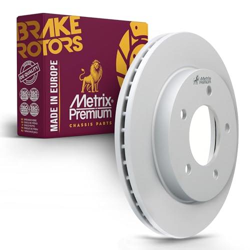 Metrix Premium Front Coated Vented Disc Brake Rotor Fits Ford F-150, Ford F-150 Heritage - Metrix Premium Chassis Parts