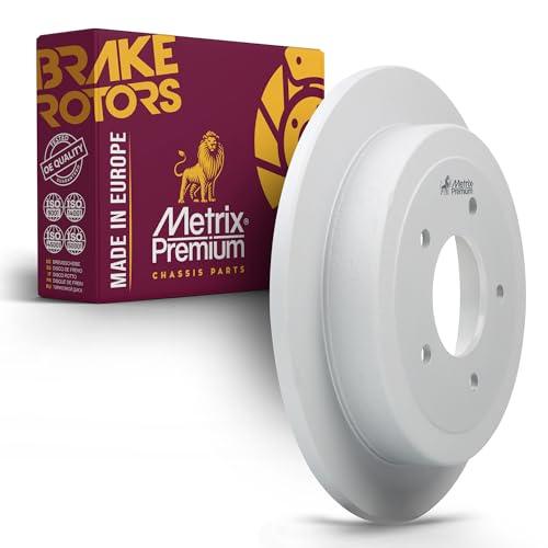 Metrix Premium Rear Coated Solid Disc Brake Rotor Fits Ford Expedition, Ford F-150, Ford F-150 Heritage, Lincoln Blackwood, Lincoln Navigator - Metrix Premium Chassis Parts
