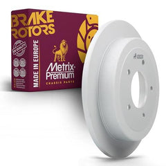 Metrix Premium Rear Coated Solid Disc Brake Rotor Fits Ford Expedition, Ford F-150, Ford F-150 Heritage, Lincoln Blackwood, Lincoln Navigator - Metrix Premium Chassis Parts