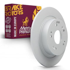 Metrix Premium Rear Coated Solid Disc Brake Rotor Fits Honda Accord, Acura TSX - Metrix Premium Chassis Parts