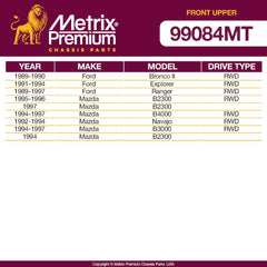 2 PC Front Ball Joint Kit  99084MT