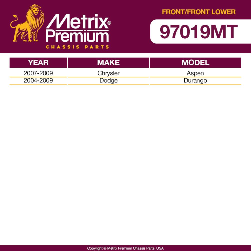 Metrix Premium 4PCS L/R Front Stabilizer Bar Link and L/R Front Lower Ball Joint K750026, K80765 Fits Chrysler Aspen, Dodge Durango - Metrix Premium Chassis Parts