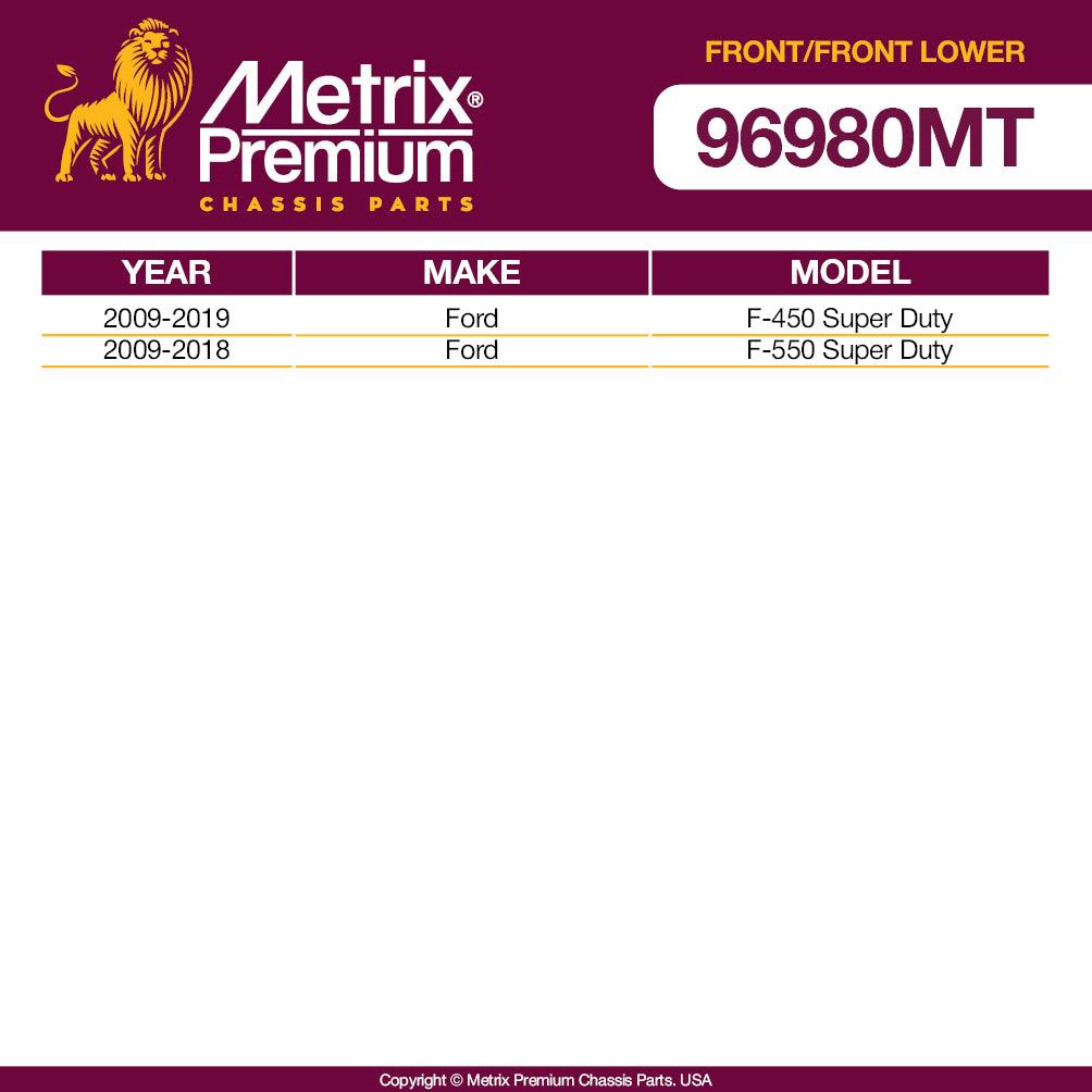 Metrix Premium 4PCS L/R Front Stabilizer Bar Link and L/R Front Lower Ball Joint K750362, K500141 Fits Ford F-450 Super Duty, Ford F-550 Super Duty - Metrix Premium Chassis Parts