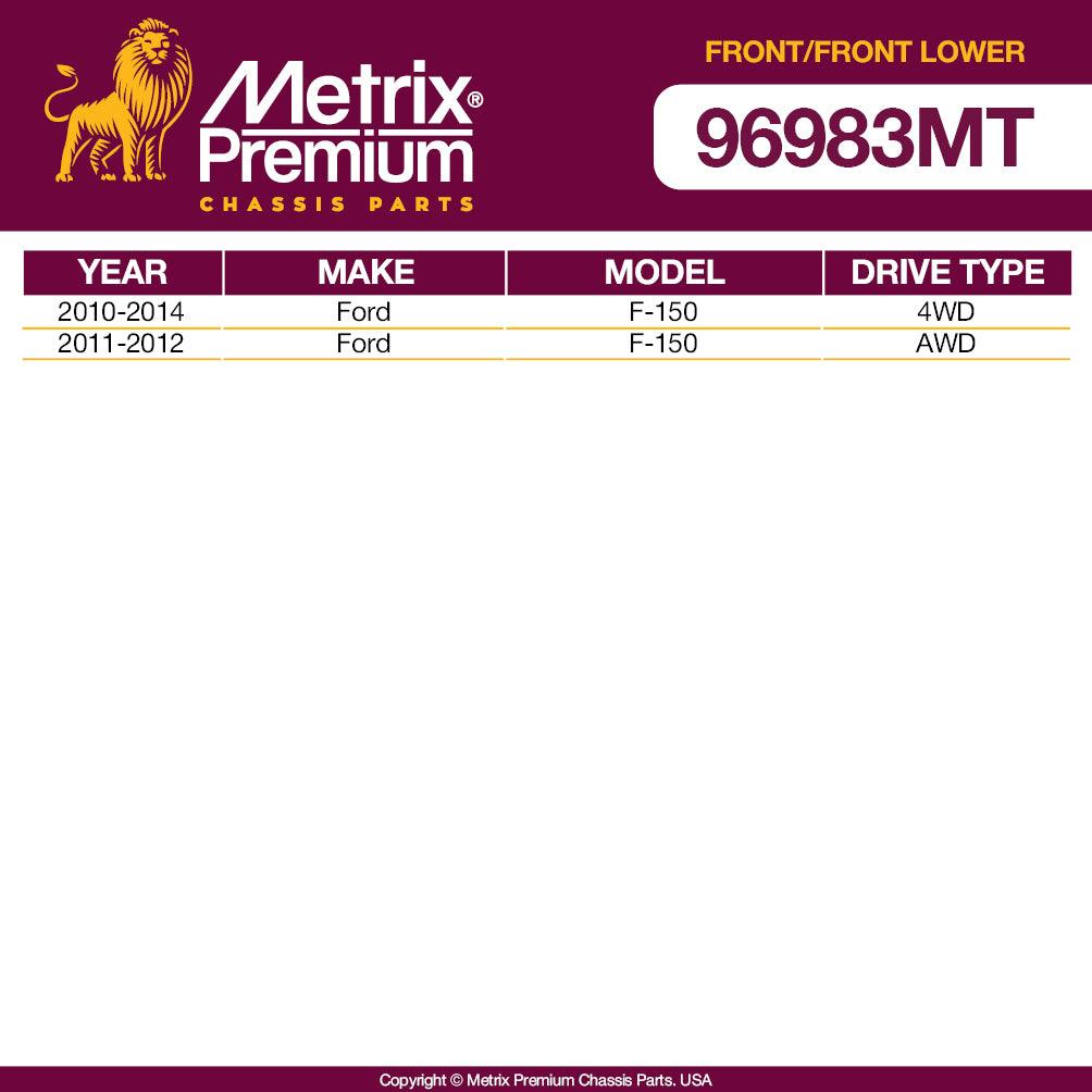 Metrix Premium 4PCS L/R Front Stabilizer Bar Link and L/R Front Lower Ball Joint K750362, K500193 Fits Ford F-150 - Metrix Premium Chassis Parts