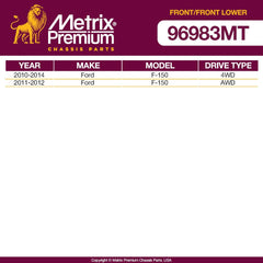 Metrix Premium 4PCS L/R Front Stabilizer Bar Link and L/R Front Lower Ball Joint K750362, K500193 Fits Ford F-150 - Metrix Premium Chassis Parts