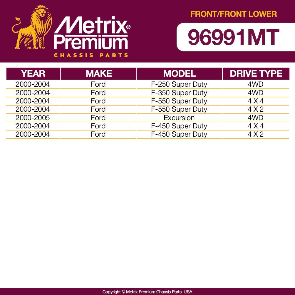 Metrix Premium 4PCS L/R Front Stabilizer Bar Link and L/R Front Lower Ball Joint K80274, K80273, K8607T Fits Ford F-250 Super Duty, Ford F-350 Super Duty, Ford F-550 Super Duty, Ford Excursion - Metrix Premium Chassis Parts