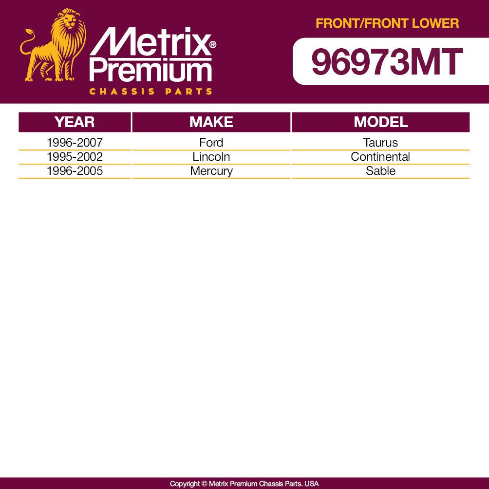 Metrix Premium 4PCS L/R Front Stabilizer Bar Link and L/R Front Lower Ball Joint K8734, K8735, K8687 Fits Ford Taurus, Lincoln Continental, Mercury Sable - Metrix Premium Chassis Parts