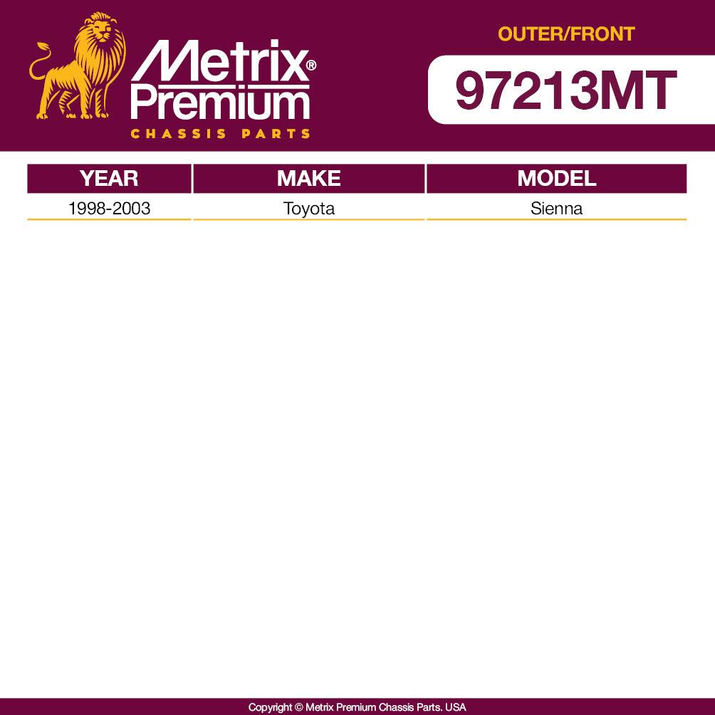 Metrix Premium 4PCS Outer Tie Rod End and Front Stabilizer Bar Link Kit ES3306, K90518, K90519 Fits Toyota Sienna - Metrix Premium Chassis Parts